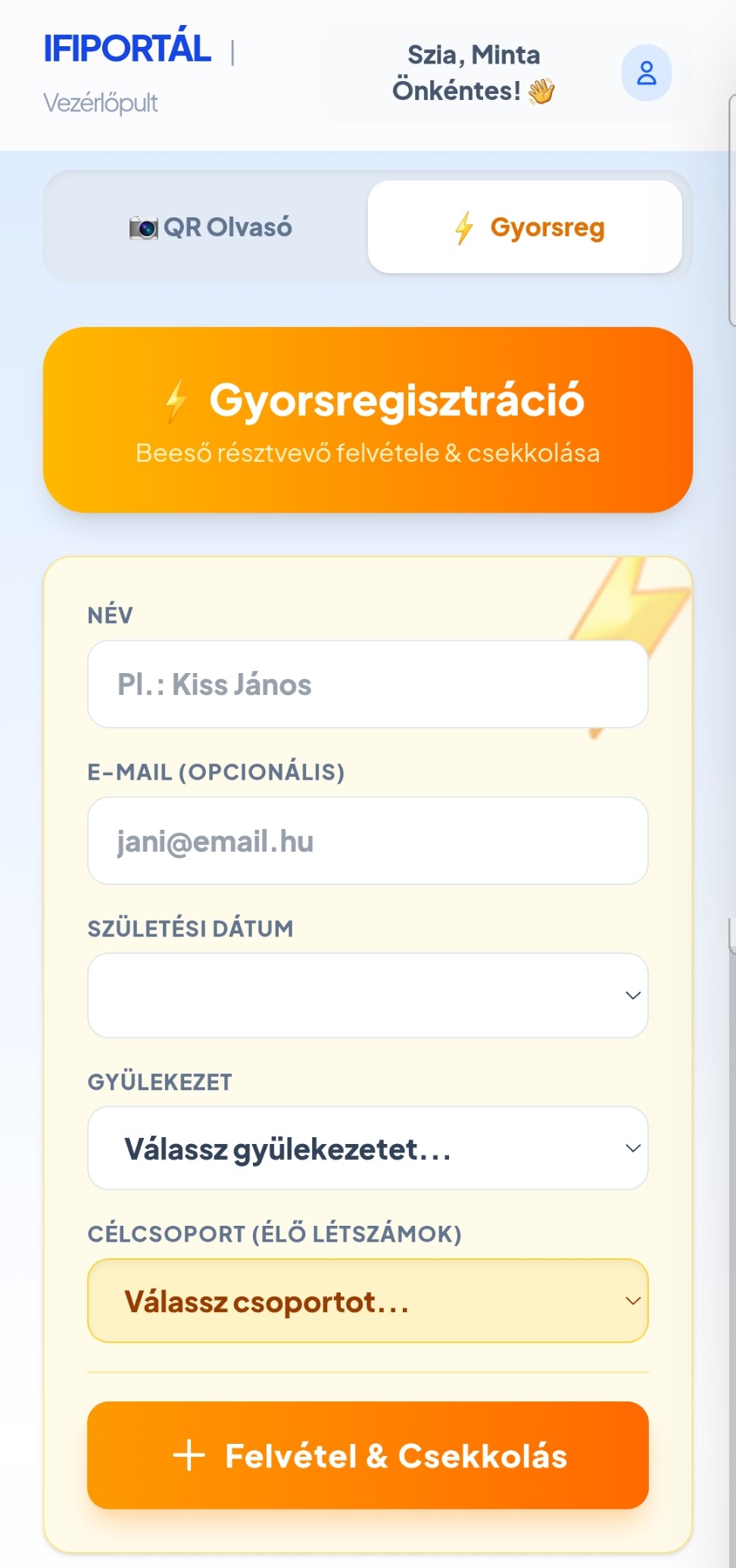 Önkéntes gyorsreg